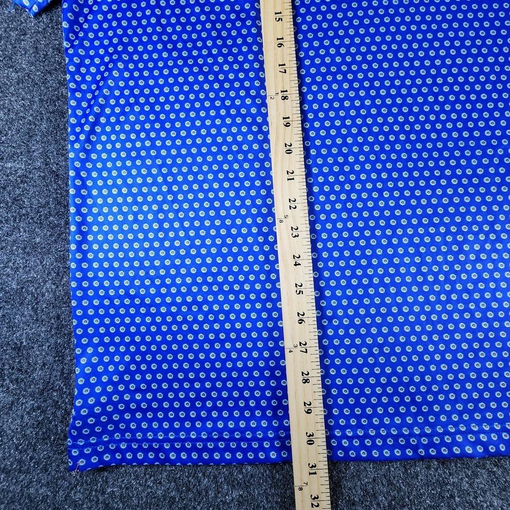 Maelreg Performance Golf Polo Shirt Floral Geometric Stretch Men's Size 2XL - Picture 8 of 8